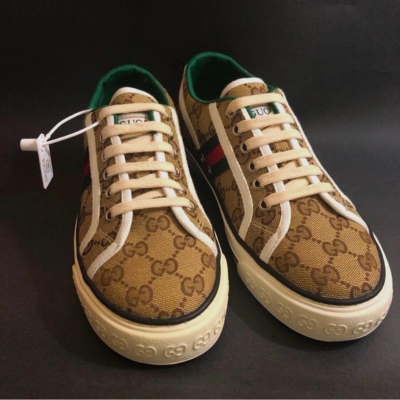 GUCCI Women’s GG Gucci Tennis 1977 Sneakers - Picture 2 of 4